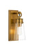 Z-Lite Canada - One Light Wall Sconce - Wentworth - Rubbed Brass- Union Lighting Luminaires Decor