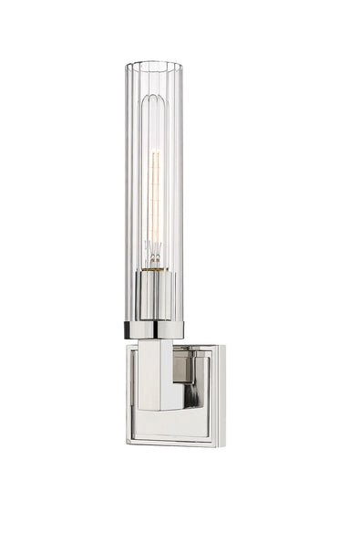 Z-Lite Canada - One Light Wall Sconce - Beau - Polished Nickel- Union Lighting Luminaires Decor