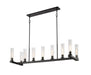 Z-Lite Canada - Nine Light Linear Chandelier - Beau - Bronze- Union Lighting Luminaires Decor