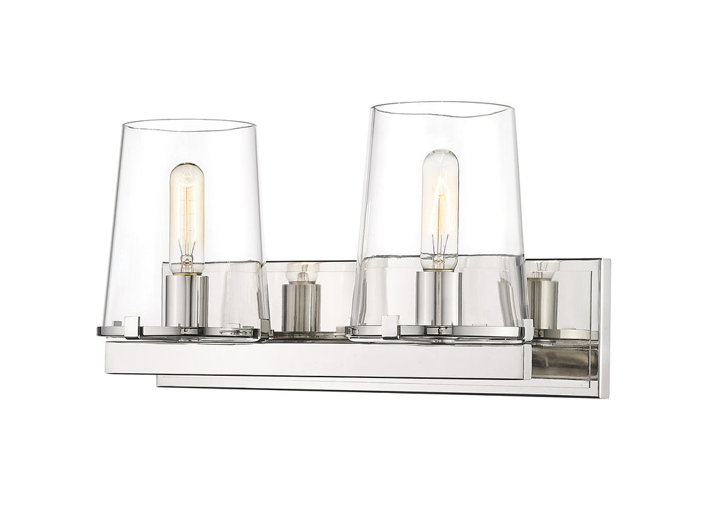 Z-Lite Canada - Two Light Vanity - Callista - Polished Nickel- Union Lighting Luminaires Decor