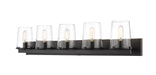 Z-Lite Canada - Five Light Vanity - Callista - Matte Black- Union Lighting Luminaires Decor