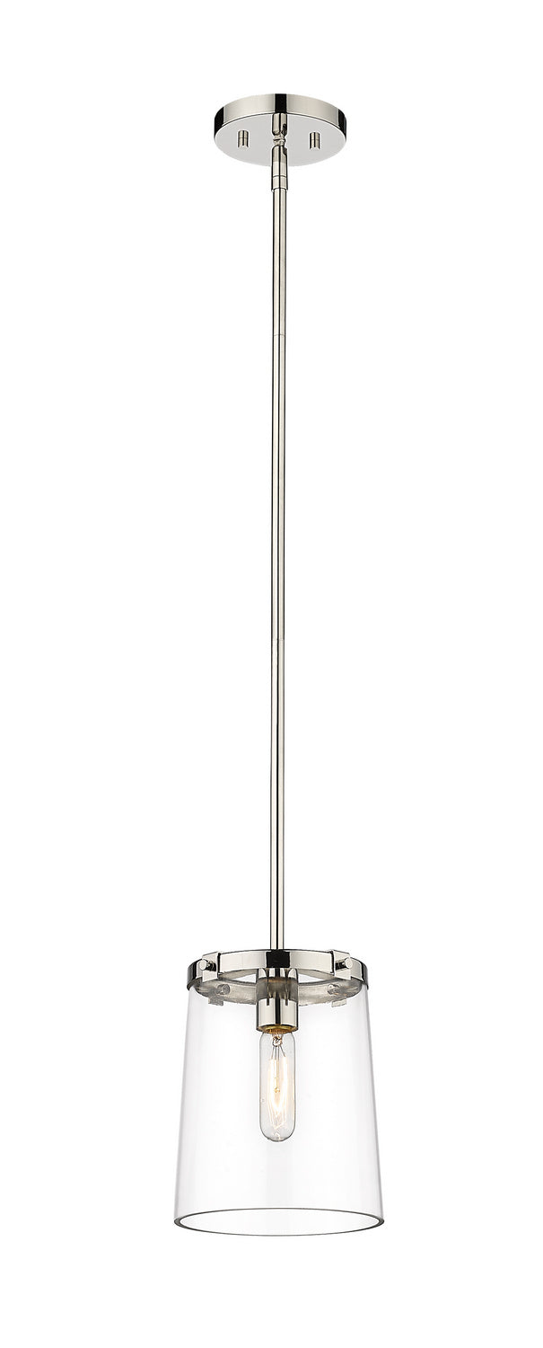 Z-Lite Canada - One Light Pendant - Callista - Polished Nickel- Union Lighting Luminaires Decor