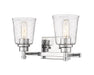 Z-Lite Canada - Two Light Vanity - Bohin - Chrome- Union Lighting Luminaires Decor