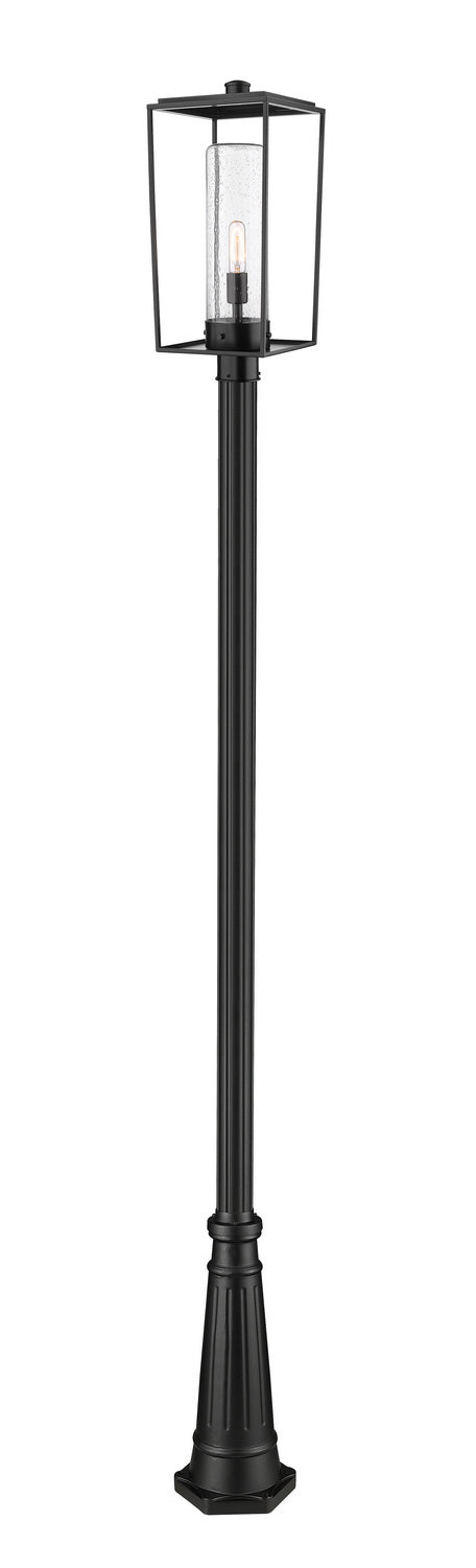 Z-Lite Canada - One Light Outdoor Post Mounted Fixture - Sheridan - Black- Union Lighting Luminaires Decor