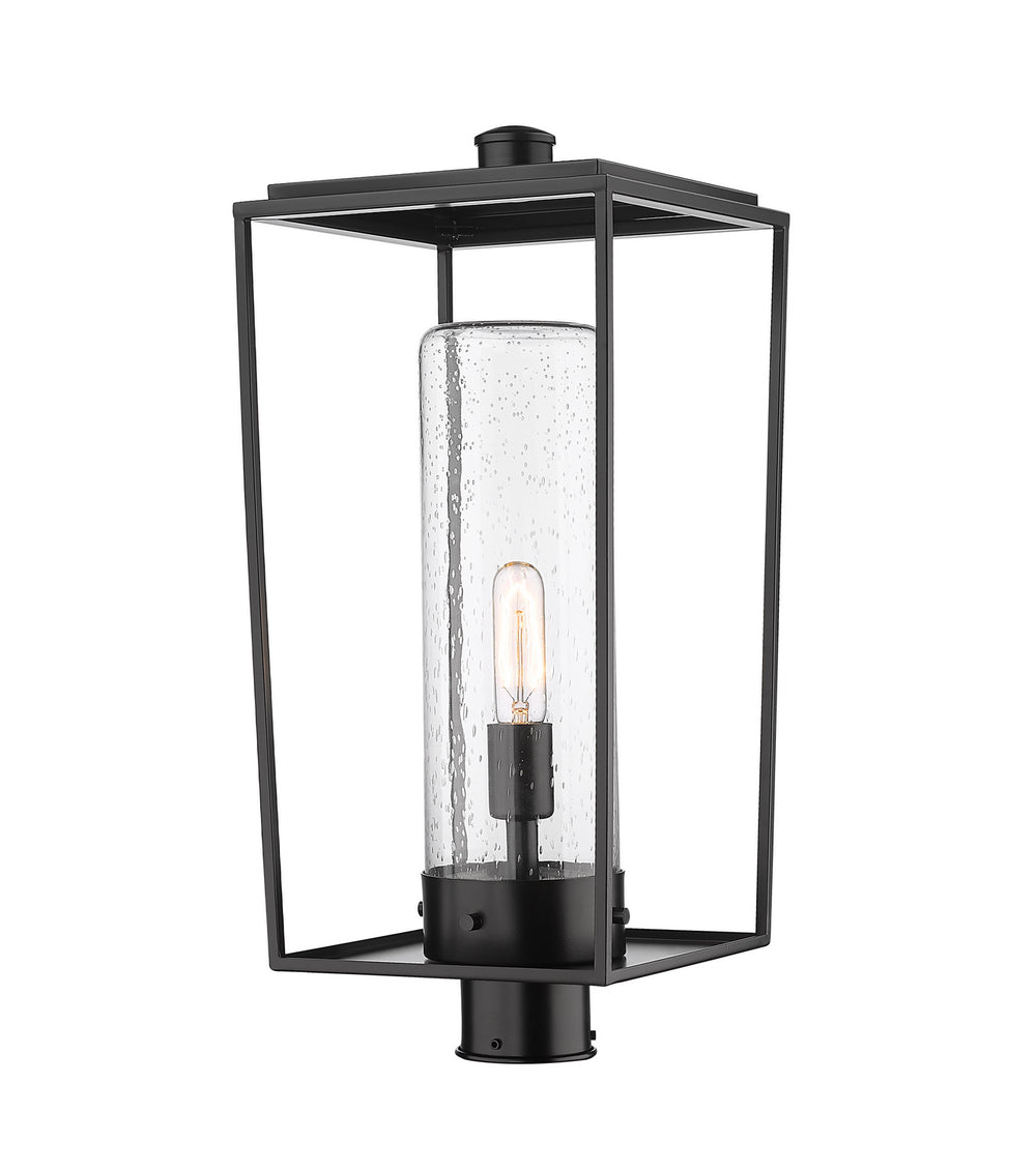 Z-Lite Canada - One Light Outdoor Post Mount Fixture - Sheridan - Black- Union Lighting Luminaires Decor