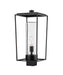 Z-Lite Canada - One Light Outdoor Post Mount Fixture - Sheridan - Black- Union Lighting Luminaires Decor