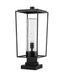 Z-Lite Canada - One Light Outdoor Pier Mounted Fixture - Sheridan - Black- Union Lighting Luminaires Decor