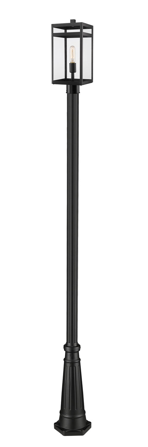Z-Lite Canada - One Light Outdoor Post Mounted Fixture - Nuri - Black- Union Lighting Luminaires Decor
