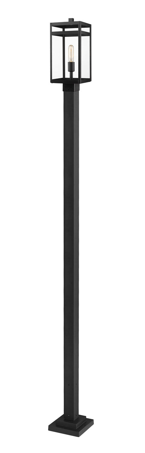 Z-Lite Canada - One Light Outdoor Post Mounted Fixture - Nuri - Black- Union Lighting Luminaires Decor