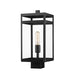 Z-Lite Canada - One Light Outdoor Post Mount Fixture - Nuri - Black- Union Lighting Luminaires Decor