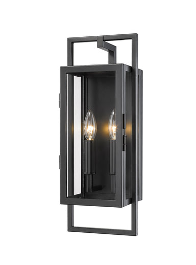 Z-Lite Canada - Two Light Outdoor Wall Sconce - Lucian - Black- Union Lighting Luminaires Decor
