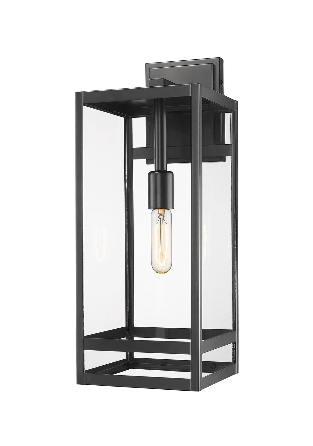 Z-Lite Canada - One Light Outdoor Wall Light - Nuri - Black- Union Lighting Luminaires Decor
