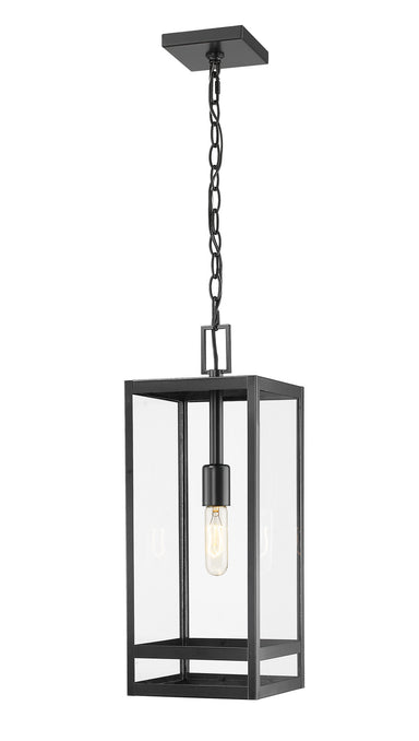 Z-Lite Canada - One Light Outdoor Chain Mount - Nuri - Black- Union Lighting Luminaires Decor