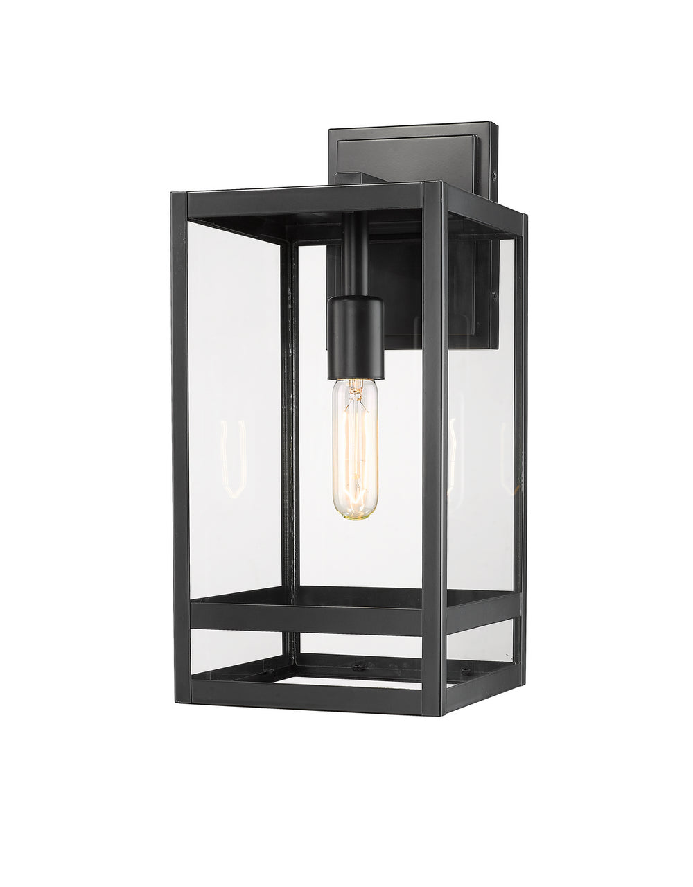 Z-Lite Canada - One Light Outdoor Wall Light - Nuri - Black- Union Lighting Luminaires Decor