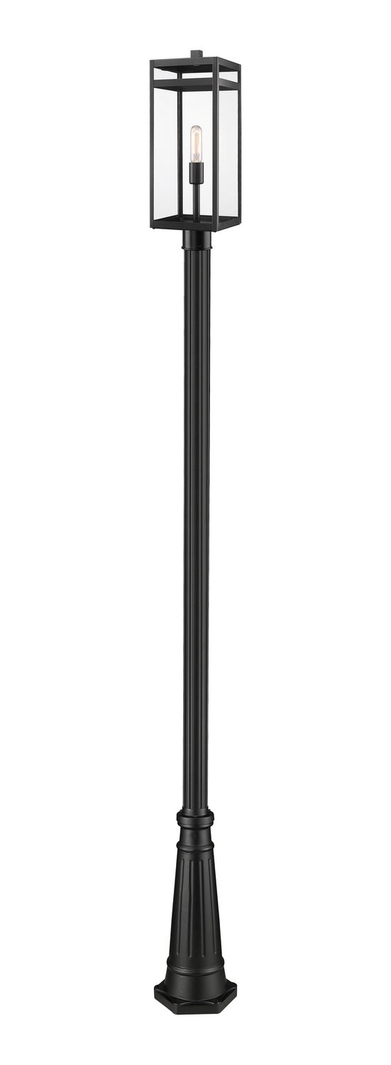 Z-Lite Canada - One Light Outdoor Post Mounted Fixture - Nuri - Black- Union Lighting Luminaires Decor