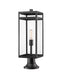 Z-Lite Canada - One Light Outdoor Pier Mounted Fixture - Nuri - Black- Union Lighting Luminaires Decor