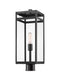 Z-Lite Canada - One Light Outdoor Post Mount Fixture - Nuri - Black- Union Lighting Luminaires Decor