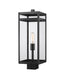 Z-Lite Canada - One Light Outdoor Post Mount Fixture - Nuri - Black- Union Lighting Luminaires Decor