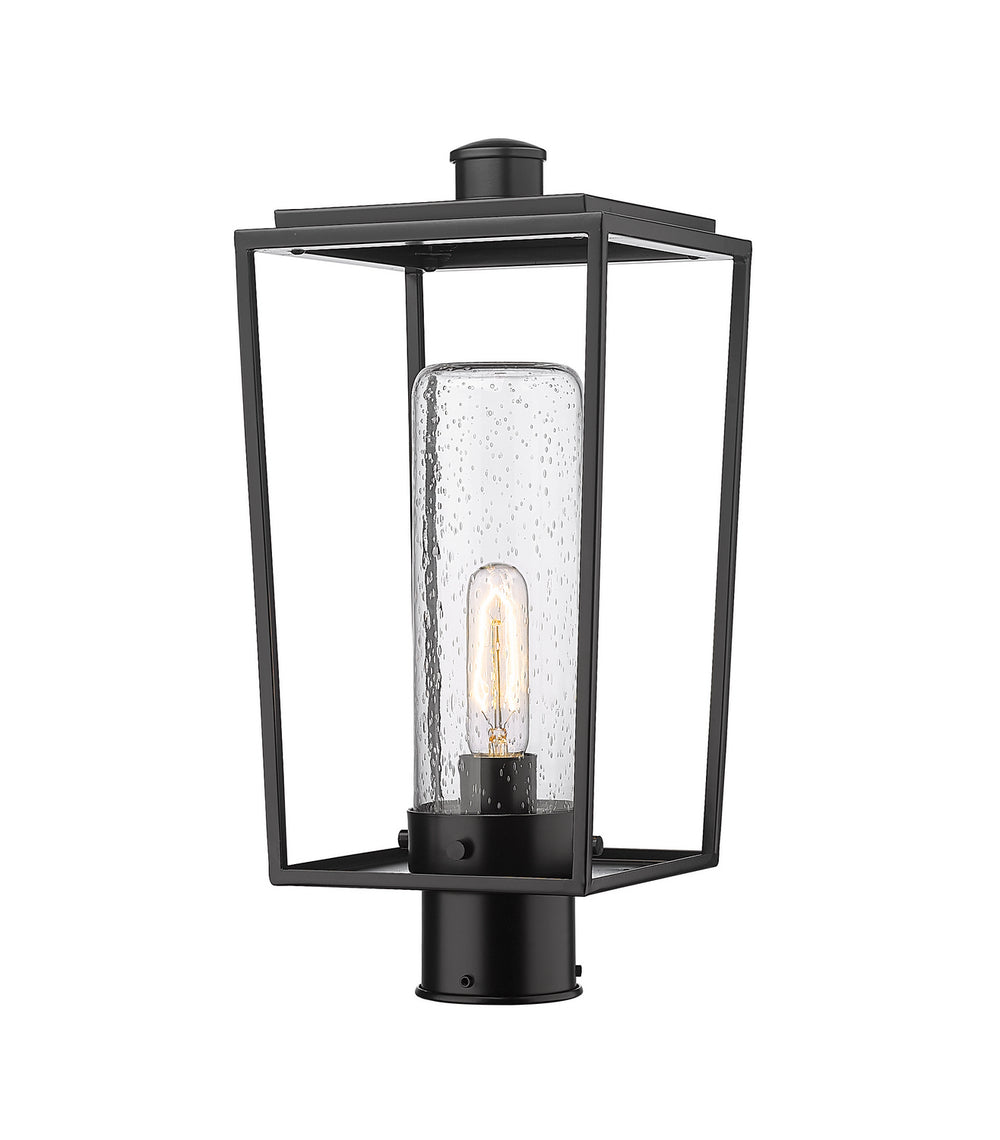 Z-Lite Canada - One Light Outdoor Post Mount Fixture - Sheridan - Black- Union Lighting Luminaires Decor