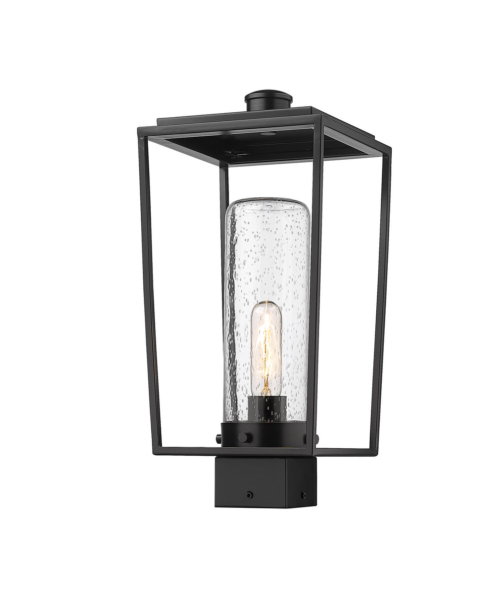 Z-Lite Canada - One Light Outdoor Post Mount Fixture - Sheridan - Black- Union Lighting Luminaires Decor
