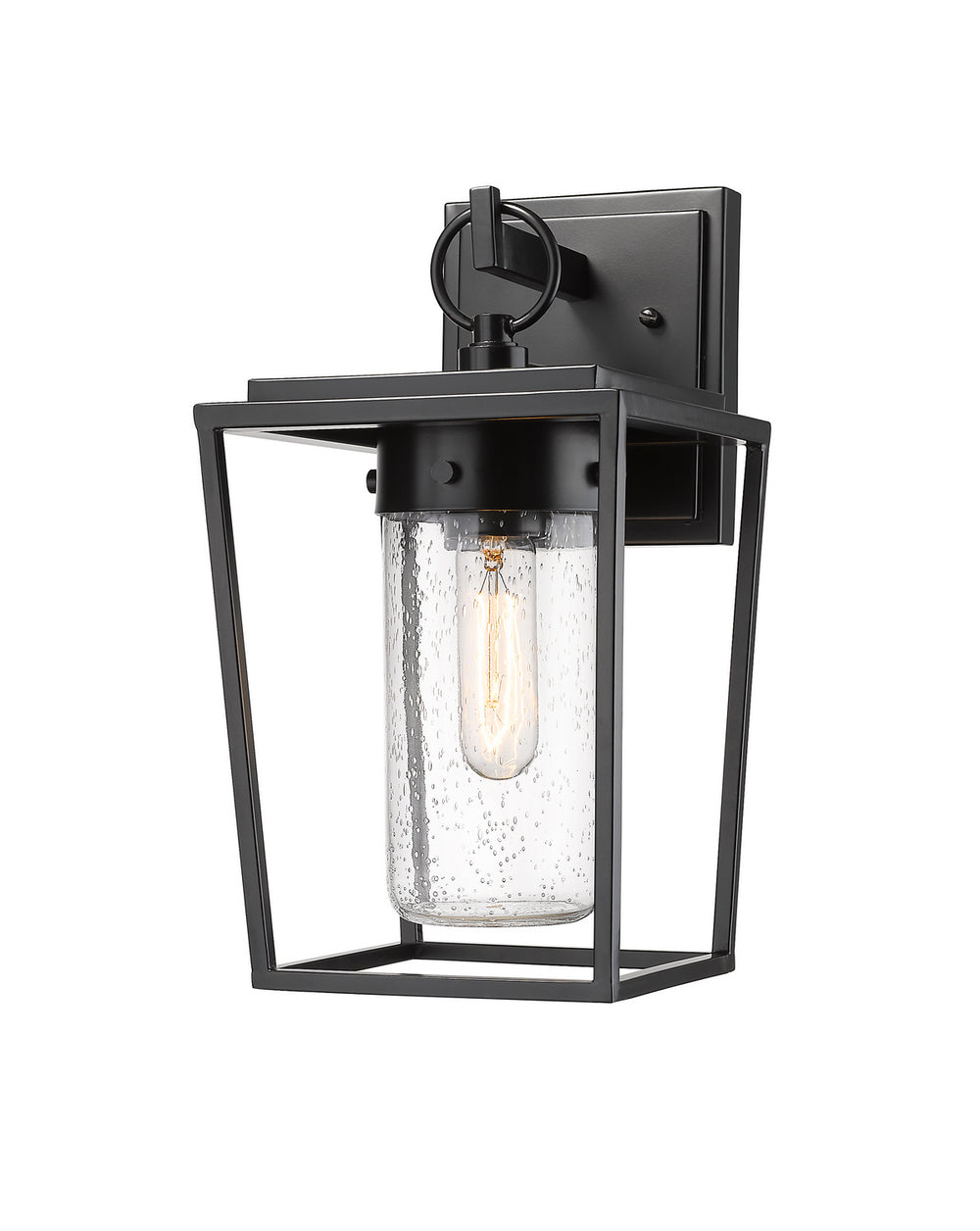 Z-Lite Canada - One Light Outdoor Wall Light - Sheridan - Black- Union Lighting Luminaires Decor