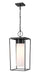 Z-Lite Canada - One Light Outdoor Chain Mount Ceiling Fixture - Sheridan - Black- Union Lighting Luminaires Decor