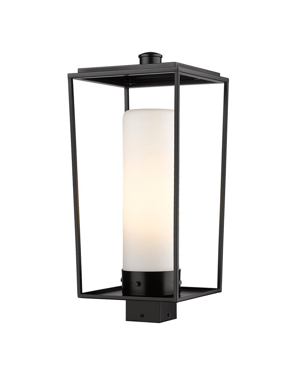 Z-Lite Canada - One Light Outdoor Post Mount Fixture - Sheridan - Black- Union Lighting Luminaires Decor