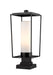 Z-Lite Canada - One Light Outdoor Pier Mounted Fixture - Sheridan - Black- Union Lighting Luminaires Decor