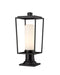Z-Lite Canada - One Light Outdoor Pier Mounted Fixture - Sheridan - Black- Union Lighting Luminaires Decor