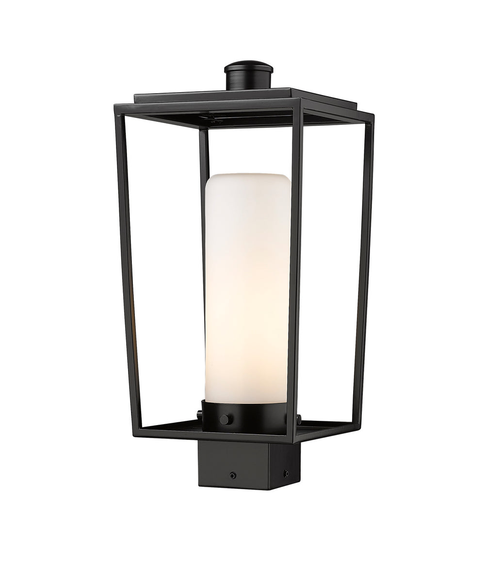 Z-Lite Canada - One Light Outdoor Post Mount Fixture - Sheridan - Black- Union Lighting Luminaires Decor