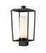 Z-Lite Canada - One Light Outdoor Post Mount Fixture - Sheridan - Black- Union Lighting Luminaires Decor