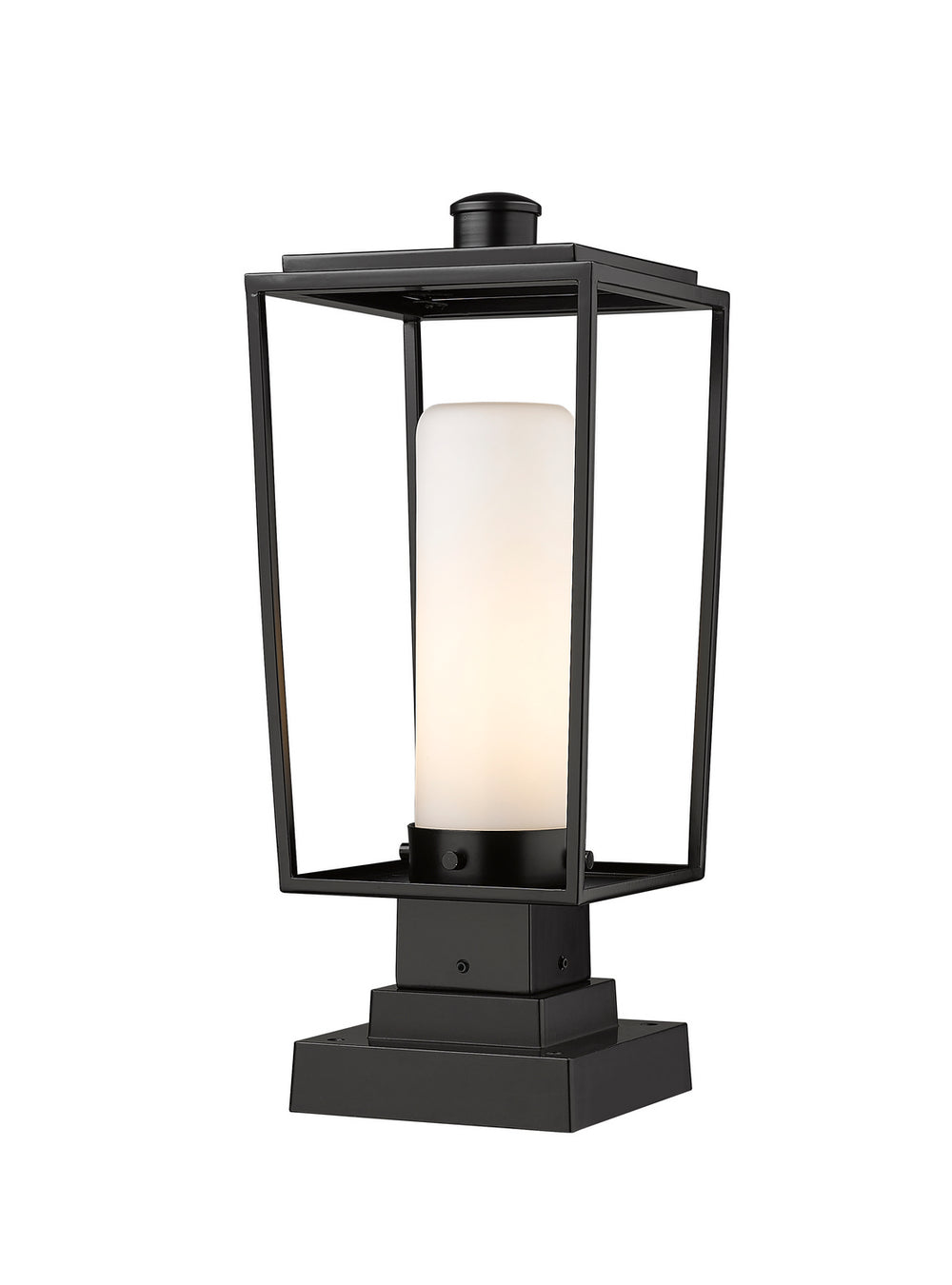 Z-Lite Canada - One Light Outdoor Pier Mounted Fixture - Sheridan - Black- Union Lighting Luminaires Decor