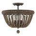 Capital Lighting - Three Light Semi-Flush Mount - Handley - Tobacco- Union Lighting Luminaires Decor