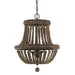 Capital Lighting - Three Light Chandelier - Handley - Tobacco- Union Lighting Luminaires Decor