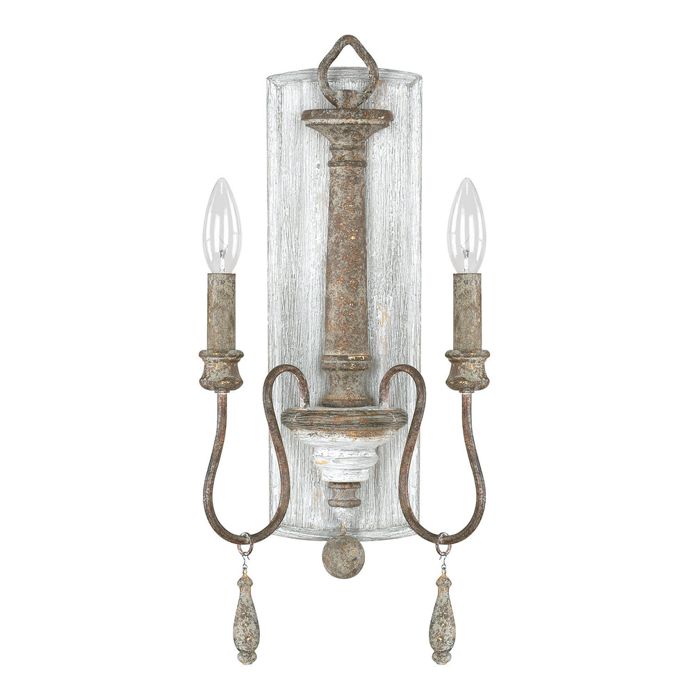 Capital Lighting - Two Light Wall Sconce - Zoe - French Antique- Union Lighting Luminaires Decor