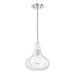 Capital Lighting - One Light Pendant - River - Polished Nickel- Union Lighting Luminaires Decor