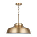 Capital Lighting - One Light Pendant - Oakwood - Aged Brass- Union Lighting Luminaires Decor