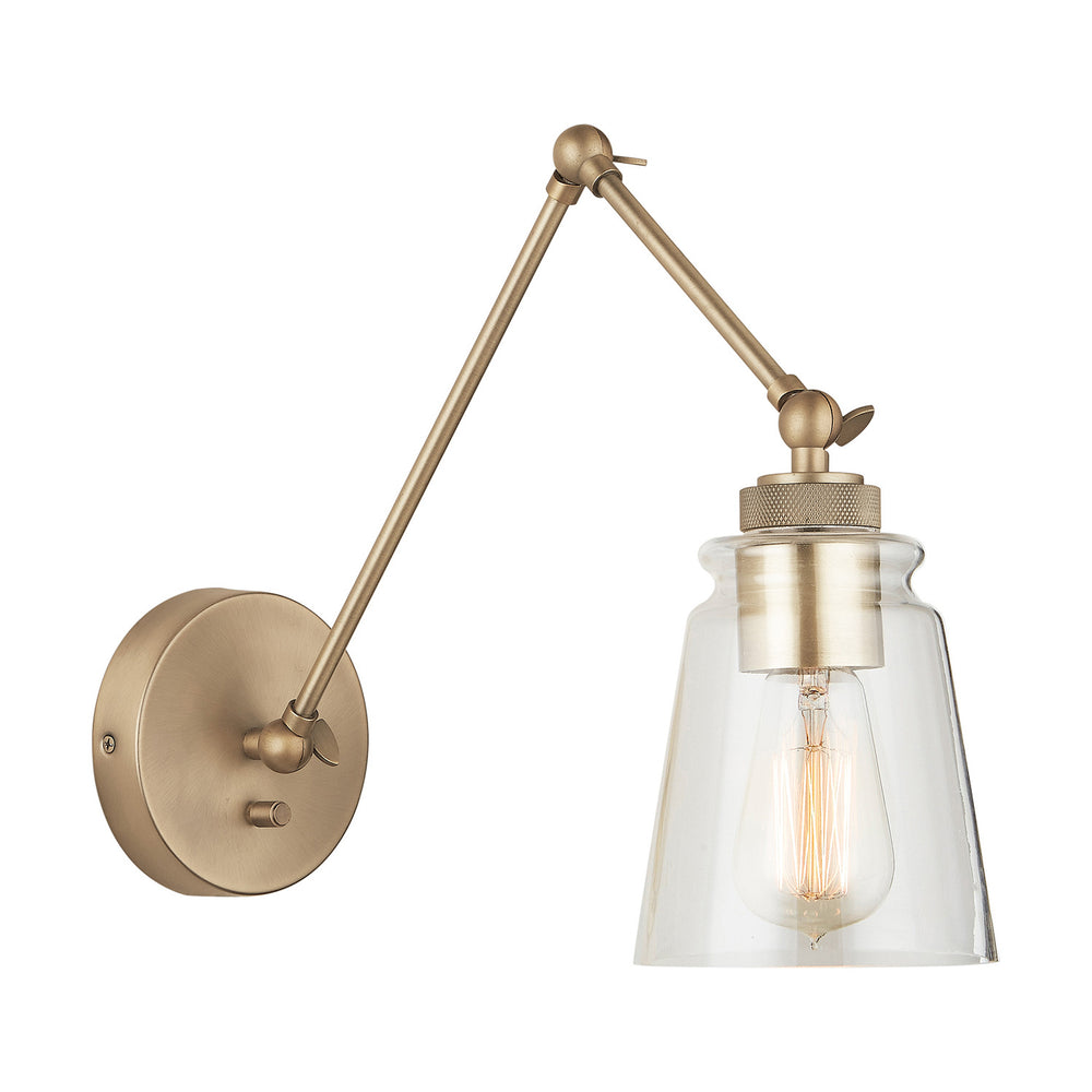 Capital Lighting - One Light Wall Sconce - Profile - Aged Brass- Union Lighting Luminaires Decor