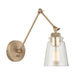 Capital Lighting - One Light Wall Sconce - Profile - Aged Brass- Union Lighting Luminaires Decor