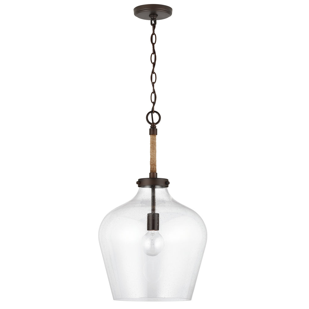 Capital Lighting - One Light Pendant - Boland - Bronze- Union Lighting Luminaires Decor