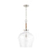 Capital Lighting - One Light Pendant - Boland - Polished Nickel- Union Lighting Luminaires Decor