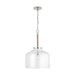 Capital Lighting - One Light Pendant - Corde - Polished Nickel- Union Lighting Luminaires Decor