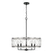Capital Lighting - Four Light Pendant - Madeline - Black Tie- Union Lighting Luminaires Decor