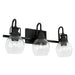 Capital Lighting - Three Light Vanity - Buxton - Matte Black- Union Lighting Luminaires Decor