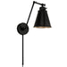 Capital Lighting - One Light Wall Sconce - Shay - Matte Black- Union Lighting Luminaires Decor