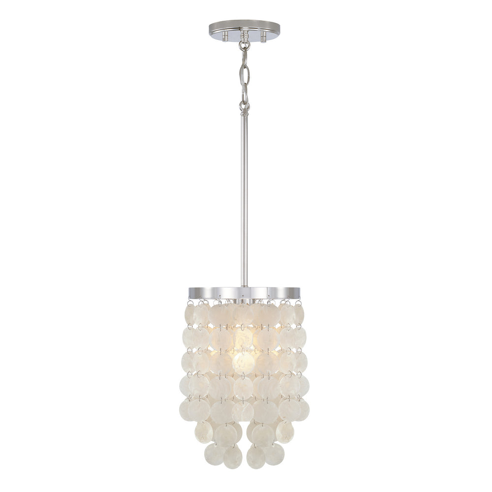 Capital Lighting - One Light Pendant - Shelby - Polished Nickel- Union Lighting Luminaires Decor