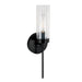 Capital Lighting - One Light Wall Sconce - Riley - Matte Black- Union Lighting Luminaires Decor