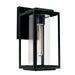Capital Lighting - One Light Outdoor Wall Lantern - Kessler - Matte Black- Union Lighting Luminaires Decor