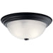 Kichler Canada - Three Light Flush Mount - Black- Union Lighting Luminaires Decor