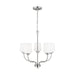 Generation Lighting Canada - Five Light Chandelier - Windom - Brushed Nickel- Union Lighting Luminaires Decor